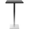 MILIBOO Table De Bar Design Carrée Noire JORY - Noir -Table haute et bar Soldes 13151005 1