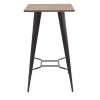 MILIBOO Table De Bar Métal Noir HOCKER - Noir -Table haute et bar Soldes 13151683 1