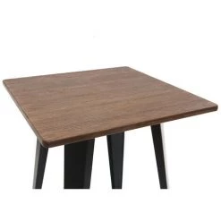 MILIBOO Table De Bar Métal Noir HOCKER - Noir -Table haute et bar Soldes 13151683 3