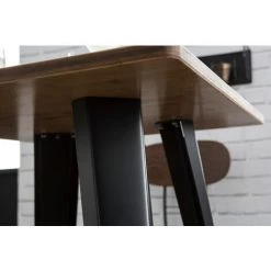 MILIBOO Table De Bar Métal Noir HOCKER - Noir -Table haute et bar Soldes 13151683 4