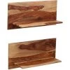 Etagères Murales 2 Pcs Bois De Sesham Massif 58x26x20 Cm VidaXL 1 Etagères Murales 2 Pcs Bois De Sesham Massif 58x26x20 Cm VidaXL -Table haute et bar Soldes 13315389 1