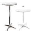 WILTEC Table Bistro Haute De Bar Aluminium Réglage En Hauteur 70/110 Cm Ø 60 Cm Meuble Terrasse Salon -Table haute et bar Soldes 13875320 1