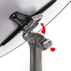 WILTEC Table Bistro Haute De Bar Aluminium Pliable Réglage En Hauteur 74/114cm Ø60cm Meuble Terrasse Salon 10 WILTEC Table Bistro Haute De Bar Aluminium Pliable Réglage En Hauteur 74/114cm Ø60cm Meuble Terrasse Salon -Table haute et bar Soldes 13875326 4