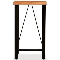 VIDAXL Table De Bar Bois Massif De Sesham 60 X 60 X 107 Cm - Brun - Tables De Salle à Manger Et De Cuisine - Brun - Brun -Table haute et bar Soldes 14077427 3