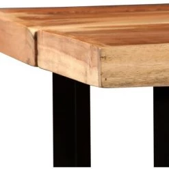 VIDAXL Table De Bar Bois Massif De Sesham 150 X 70 X 107 Cm - Brun - Tables De Salle à Manger Et De Cuisine - Brun - Brun -Table haute et bar Soldes 14077429 4