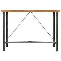 VIDAXL Table De Bar Teck Recyclé Massif 150 X 70 X 106 Cm - Brun - Meubles/Tables/Tables De Salle à Manger Et De Cuisine - Brun - Brun -Table haute et bar Soldes 14077583 4