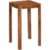 VIDAXL Table De Bar Bois De Sesham Massif 60 X 60 X 107 Cm - Brun - Meubles/Tables/Tables De Salle à Manger Et De Cuisine - Brun - Brun