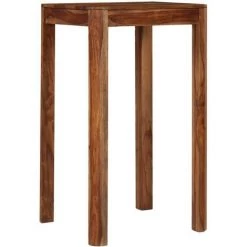 VIDAXL Table De Bar Bois De Sesham Massif 60 X 60 X 107 Cm - Brun - Meubles/Tables/Tables De Salle à Manger Et De Cuisine - Brun - Brun -Table haute et bar Soldes 14077852 3