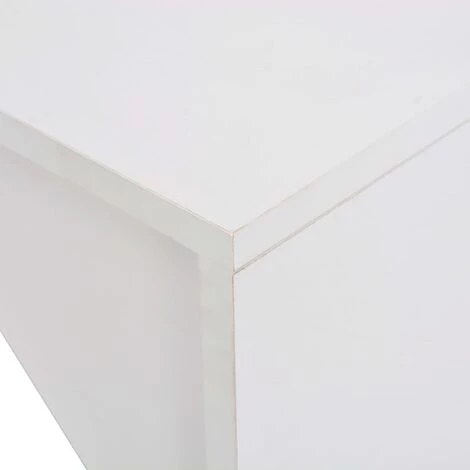 HELLOSHOP26 Table Haute Mange Debout Bar Bistrot Avec Armoire Blanc 200 Cm - Blanc 7 HELLOSHOP26 Table Haute Mange Debout Bar Bistrot Avec Armoire Blanc 200 Cm - Blanc – Image 5