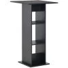 HELLOSHOP26 Table Haute Mange Debout Bar Bistrot Noir 110 Cm - Noir -Table haute et bar Soldes 14120783 1