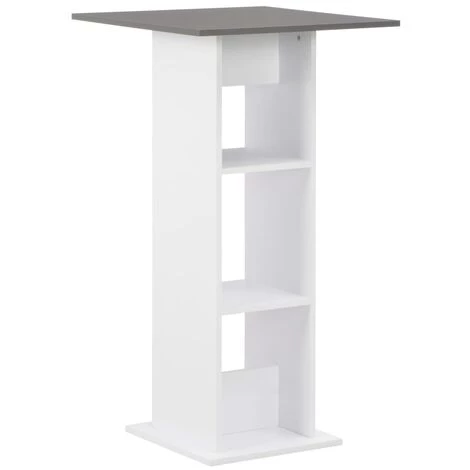 HELLOSHOP26 Table Haute Mange Debout Bar Bistrot Blanc 110 Cm - Blanc 3 HELLOSHOP26 Table Haute Mange Debout Bar Bistrot Blanc 110 Cm - Blanc