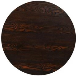 VIDAXL Table De Bistro MDF Et Acier Rond 80 X 75 Cm Frêne Foncé - Brun - Meubles/Tables/Tables De Salle à Manger Et De Cuisine - Brun - Brun -Table haute et bar Soldes 14126183 4