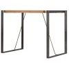 MEUBLETMOI Table Haute De Bar 93cm - WORKSHOP - Bois