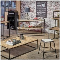 Table à Diner Bar Edena - Atmosphera - Bois 10 Table à Diner Bar Edena - Atmosphera - Bois -Table haute et bar Soldes 15105699 4