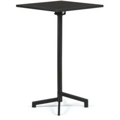 Table De Bar Pliante Et Convertible En 2 Hauteurs En Acier (60x60 Cm) Dely SKLUM Acier - Noir