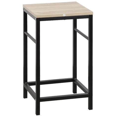 OOBEST Ensemble Table De Bar Bistrot 4 Tabourets Avec Repose-pieds Table Mange-debout Table Haute Cuisine 7 OOBEST Ensemble Table De Bar Bistrot 4 Tabourets Avec Repose-pieds Table Mange-debout Table Haute Cuisine – Image 5