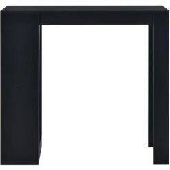 HELLOSHOP26 Table Haute Mange Debout Bar Bistrot Avec étagère Noir 110 Cm - Noir 9 HELLOSHOP26 Table Haute Mange Debout Bar Bistrot Avec étagère Noir 110 Cm - Noir -Table haute et bar Soldes 15753634 3