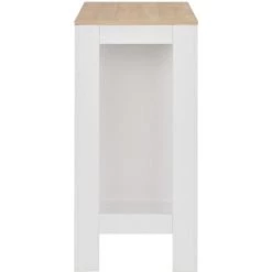 HELLOSHOP26 Table Haute Mange Debout Bar Bistrot Avec étagère Blanc 110 Cm - Blanc 11 HELLOSHOP26 Table Haute Mange Debout Bar Bistrot Avec étagère Blanc 110 Cm - Blanc -Table haute et bar Soldes 15753635 5