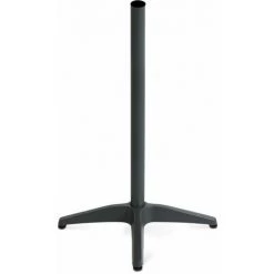 MOBEVENTPRO Pied De Table Mange Debout En Aluminium Gris -Table haute et bar Soldes 15816711 3