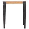 MILIBOO Table Haute Industrielle Rectangulaire En Manguier Massif Et Métal MADISON - Bois Clair / Noir -Table haute et bar Soldes 15874709 1