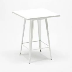 AHD AMAZING HOME DESIGN Table Haute Pour Tabourets Tolix Acier Et Métal Industriel 60x60 Nut | Couleur: Blanc 9 AHD AMAZING HOME DESIGN Table Haute Pour Tabourets Tolix Acier Et Métal Industriel 60x60 Nut | Couleur: Blanc -Table haute et bar Soldes 16938920 3