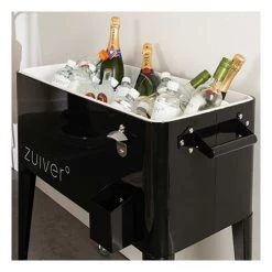 ZUIVER Meuble-bar Réfrigérant 91x39x84,5 Cm Noir