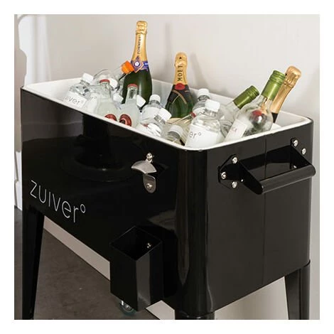 ZUIVER Meuble-bar Réfrigérant 91x39x84,5 Cm Noir 3 ZUIVER Meuble-bar Réfrigérant 91x39x84,5 Cm Noir