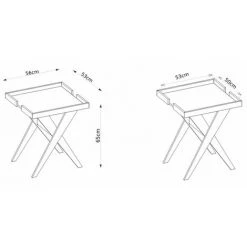 BEAUX MEUBLES PAS CHERS Table Bar Jaune 56 X 53 Cm 9 BEAUX MEUBLES PAS CHERS Table Bar Jaune 56 X 53 Cm -Table haute et bar Soldes 18666459 4