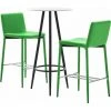 Ensemble De Bar Similicuir Vert 3 Pcs VidaXL -Table haute et bar Soldes 18758831 1