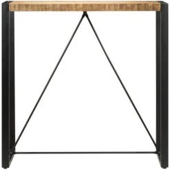 VidaXL Table De Bar 110x60x110 Cm Bois De Manguier Massif - Brun -Table haute et bar Soldes 18761418 2