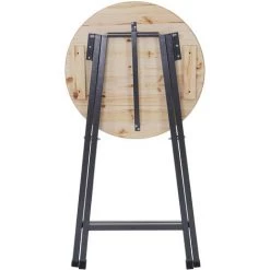 Table Haute HHG-021, Pin, Bois Massif Laqué, 110x70cm 11 Table Haute HHG-021, Pin, Bois Massif Laqué, 110x70cm -Table haute et bar Soldes 18940002 5