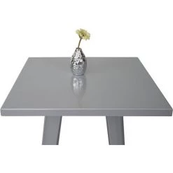 Set Table Mange-depout + 2x Tabouret De Bar HHG-866, Chaise/table De Bar, Design Industriel ~ Gris -Table haute et bar Soldes 18941816 4