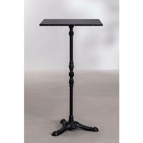 Table Haute De Bar En Marbre Lupin SLIM SKLUM Marbre NOIR - NOIR Noir 5 Table Haute De Bar En Marbre Lupin SLIM SKLUM Marbre NOIR - NOIR Noir – Image 3
