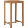 Table De Bar De Jardin 60x60x105 Cm Bois De Teck Solide VidaXL 1 Table De Bar De Jardin 60x60x105 Cm Bois De Teck Solide VidaXL -Table haute et bar Soldes 19322046 1