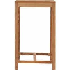 Table De Bar De Jardin 60x60x105 Cm Bois De Teck Solide VidaXL -Table haute et bar Soldes 19322046 2