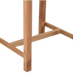 Table De Bar De Jardin 60x60x105 Cm Bois De Teck Solide VidaXL -Table haute et bar Soldes 19322046 4