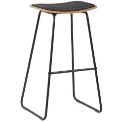 ASUPERMALL Mobilier De Bar 3 Pcs Acier Noir 8 ASUPERMALL Mobilier De Bar 3 Pcs Acier Noir -Table haute et bar Soldes 19768157 2