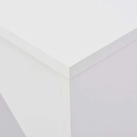 ASUPERMALL Table De Bar Avec Tablette Amovible Blanc 138 X 40 X 120 Cm 6 ASUPERMALL Table De Bar Avec Tablette Amovible Blanc 138 X 40 X 120 Cm – Image 4