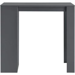 Table De Bar Kouvola 110 X 50 X 103 Cm Gris Foncé [en.casa] -Table haute et bar Soldes 20890092 3