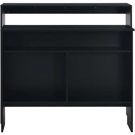 ASUPERMALL Table De Bar Avec 2 Dessus De Table Noir 130 X 40 X 120 Cm 6 ASUPERMALL Table De Bar Avec 2 Dessus De Table Noir 130 X 40 X 120 Cm – Image 4
