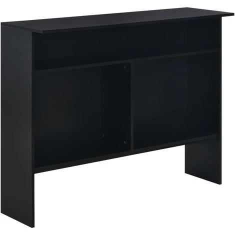ASUPERMALL Table De Bar Avec 2 Dessus De Table Noir 130 X 40 X 120 Cm 7 ASUPERMALL Table De Bar Avec 2 Dessus De Table Noir 130 X 40 X 120 Cm – Image 5