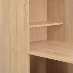 ASUPERMALL Table De Bar Avec Armoire Chene 115 X 59 X 200 Cm -Table haute et bar Soldes 21371466 5