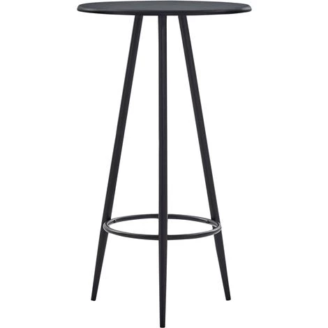 ASUPERMALL Table De Bar Noir 60x107,5 Cm MDF 4 ASUPERMALL Table De Bar Noir 60x107,5 Cm MDF – Image 2