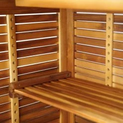 ASUPERMALL Table De Bar 110 X 50 X 105 Cm Bois D'acacia Massif -Table haute et bar Soldes 21372805 4