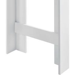 Table De Bar Kouvola 110 X 50 X 103 Cm Blanc [en.casa] -Table haute et bar Soldes 21612975 5