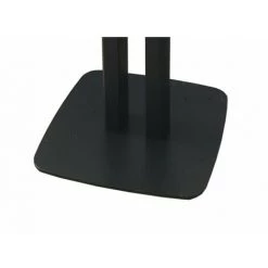 MEUBLETMOI Table Haute Carré Plateau Céramique Gris - SIGMA - Gris -Table haute et bar Soldes 22778230 3