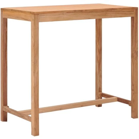 ASUPERMALL Table De Bar De Jardin 110x60x105 Cm Bois De Teck Solide 3 ASUPERMALL Table De Bar De Jardin 110x60x105 Cm Bois De Teck Solide
