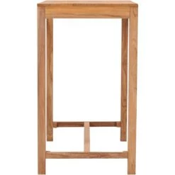 ASUPERMALL Table De Bar De Jardin 110x60x105 Cm Bois De Teck Solide 11 ASUPERMALL Table De Bar De Jardin 110x60x105 Cm Bois De Teck Solide -Table haute et bar Soldes 22848950 5