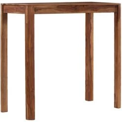 Topdeal Table De Bar Bois 115 X 55 X 107 Cm 8 Topdeal Table De Bar Bois 115 X 55 X 107 Cm -Table haute et bar Soldes 23042833 2