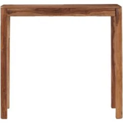 Topdeal Table De Bar Bois 115 X 55 X 107 Cm 10 Topdeal Table De Bar Bois 115 X 55 X 107 Cm -Table haute et bar Soldes 23042833 4